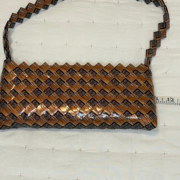VTG Candy Wrapper Women's Hand Bag | Copper | Y2K Retro Pop Art | EUC - Picture 8 of 10